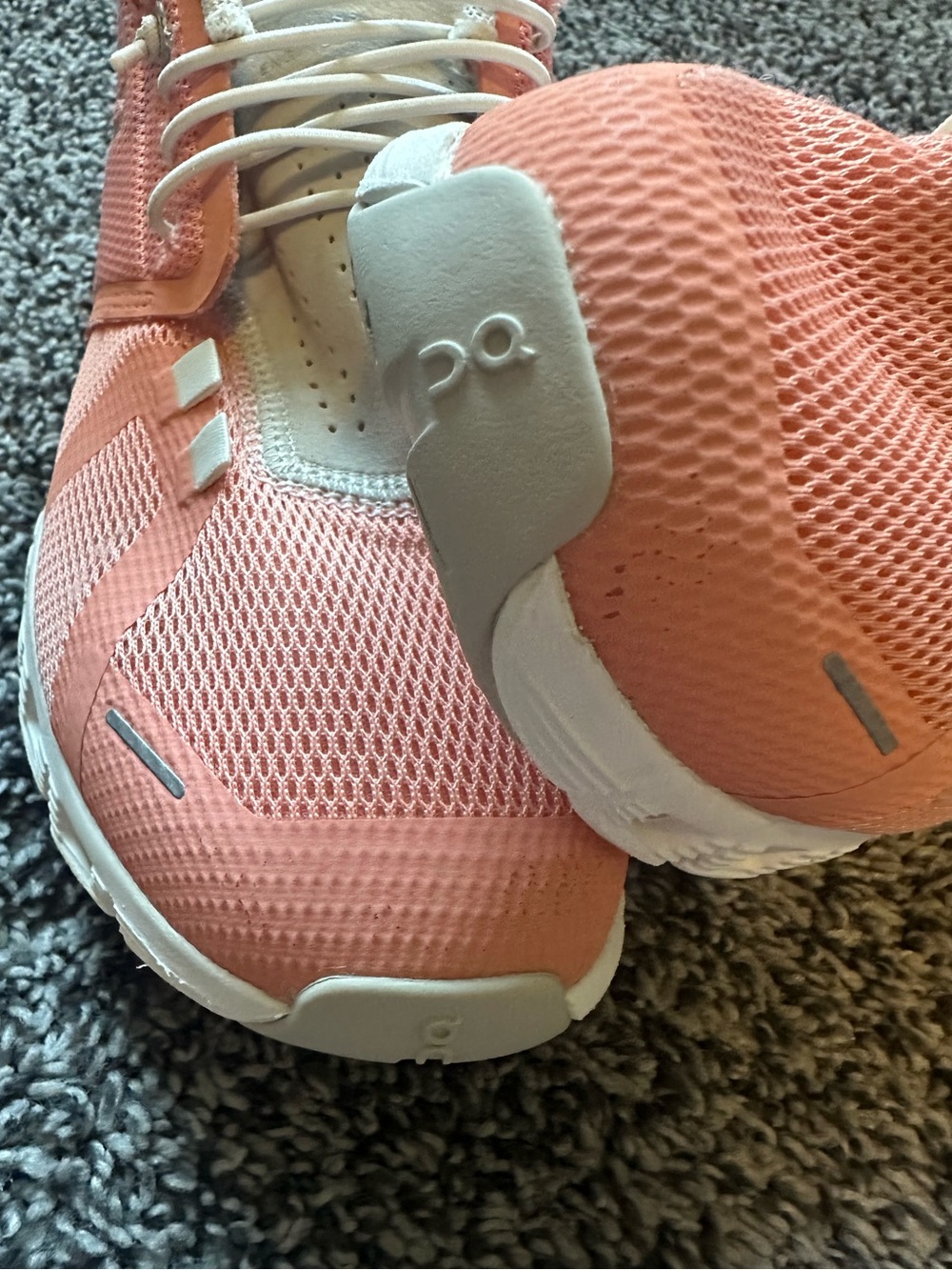 Women's ON CLOUD 5 Running Walking Gym Sneakers Flamingo Pearl Size 8 - Picture 7 of 14